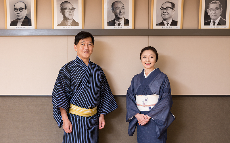今村文美さんと嵐芳三郎さんのイメージ